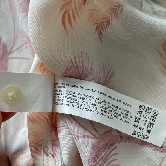 Zara Printed Short Sleeve Shirt - Picture 6 of 7